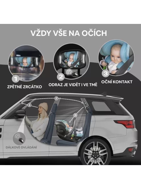 Zopa Tükör LED világítással - Black