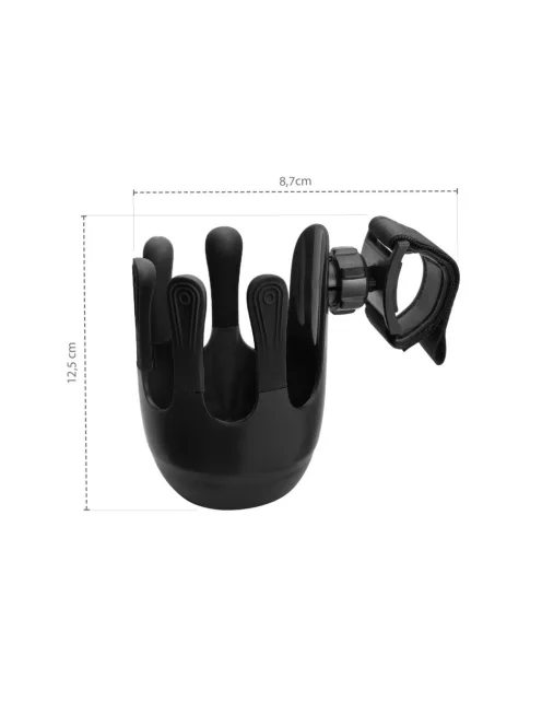 Zopa Rugalmas italtartó babakocsira - Black