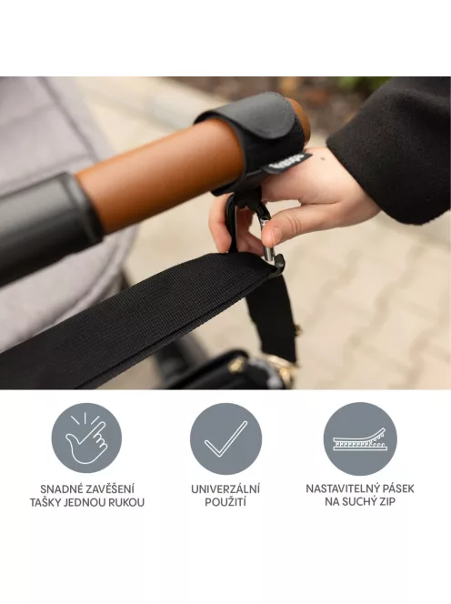 Zopa Multifunkcionális szíj klipsz 2 db - Black