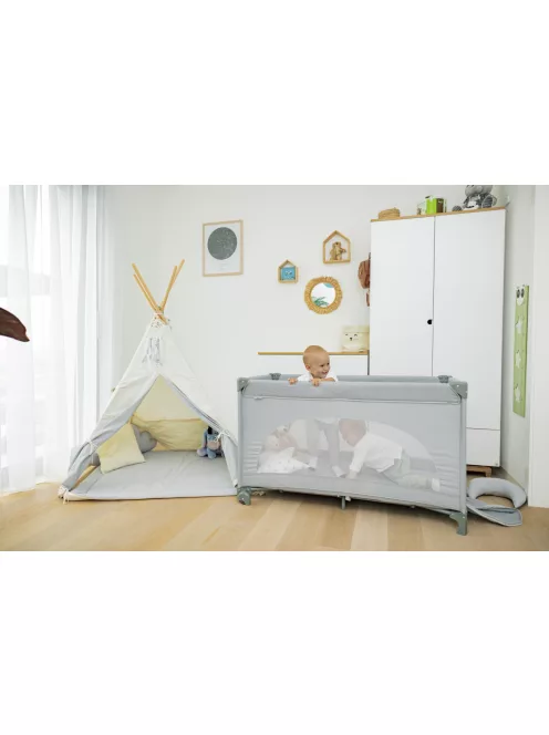 Zopa Lely utazóágy - Silver Grey