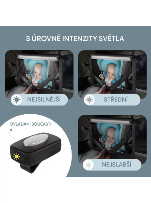 Zopa Tükör LED világítással DELUXE - Black