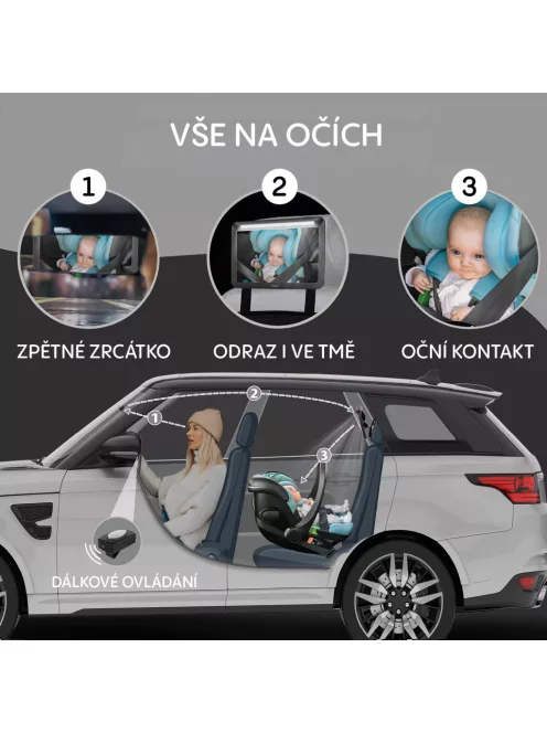 Zopa Tükör LED világítással DELUXE - Black