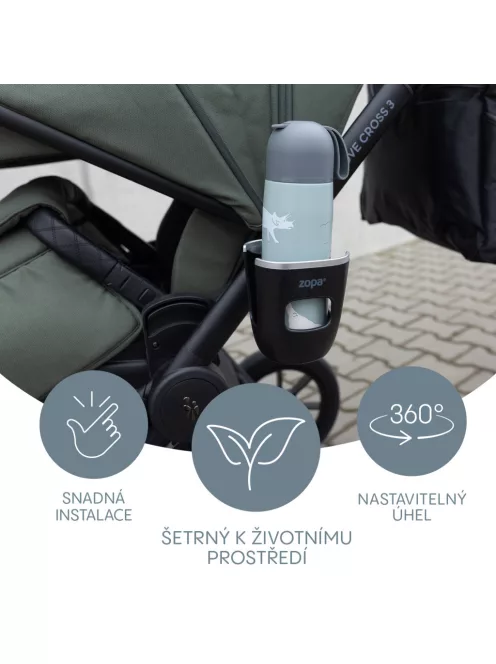 Zopa Italtartó babakocsira - Ultra Black