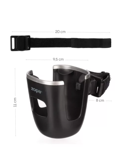 Zopa Italtartó babakocsira - Ultra Black