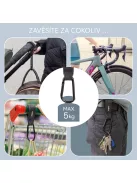 Zopa Multifunkcionális szíj klipsz DELUXE 2 db - Black