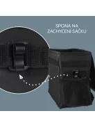 Zopa Vízálló autós hulladékgyűjtő fedéllel - Black