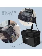Zopa Vízálló autós hulladékgyűjtő fedéllel - Black