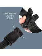 Zopa Deluxe biztonsági öv rögzítő csipesz autósüléshez - Black