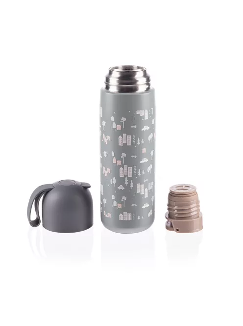 Zopa 400 ml-es termosz szilikon fogantyúval - City