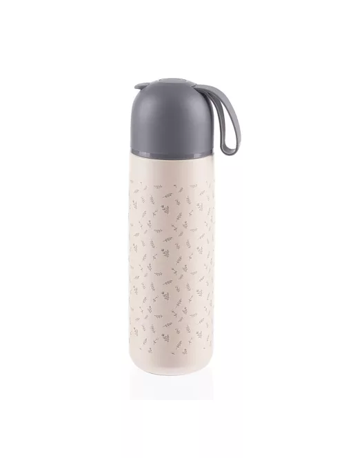 Zopa 400 ml-es termosz szilikon fogantyúval - Flowers