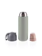 Zopa 400 ml-es termosz szilikon fogantyúval - Pistacio green