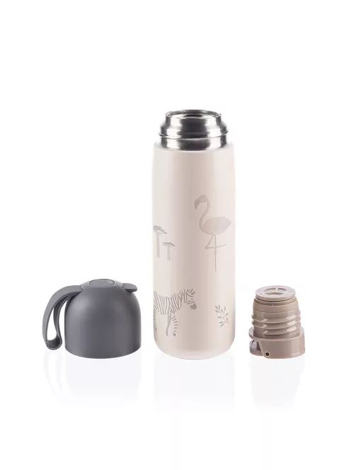 Zopa 400 ml-es termosz szilikon fogantyúval - Safari