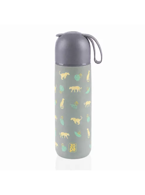 Zopa 400 ml-es termosz szilikon fogantyúval Wild Gepard