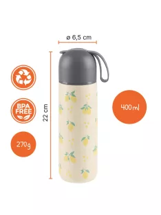 Zopa 400 ml-es termosz szilikon fogantyúval Wild Gepard
