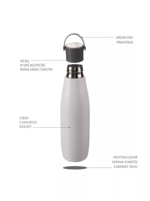 Zopa 480 ml-es termosz fogantyúval - Dino