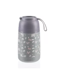 Zopa 620 ml-es ételtermosz szilikon tartóval - City