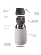 Zopa 620 ml-es ételtermosz szilikon tartóval - City