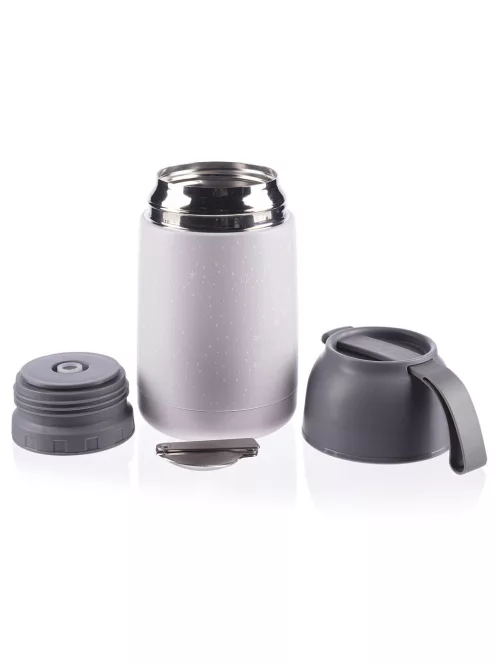 Zopa 620 ml-es ételtermosz szilikon tartóval - Stars
