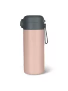 Zopa 350 ml-es termosz szívószállal és szilikon fogantyúval - Candy pink