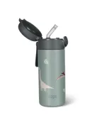 Zopa 350 ml-es termosz szívószállal és szilikon fogantyúval - Dino
