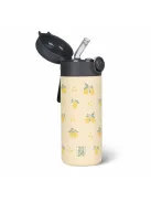 Zopa 350 ml-es termosz szívószállal és szilikon fogantyúval Limoncello