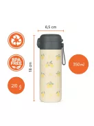 Zopa 350 ml-es termosz szívószállal és szilikon fogantyúval Limoncello