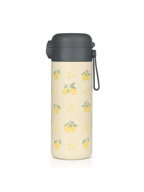 Zopa 350 ml-es termosz szívószállal és szilikon fogantyúval Limoncello