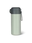 Zopa 350 ml-es termosz szívószállal és szilikon fogantyúval - Pistacio green