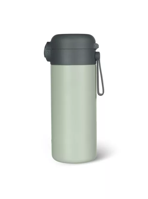 Zopa 350 ml-es termosz szívószállal és szilikon fogantyúval - Pistacio green