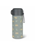 Zopa 350 ml-es termosz szívószállal és szilikon fogantyúval Wild Gepard