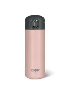 Zopa 400 ml-es termosz szívószállal - Candy pink