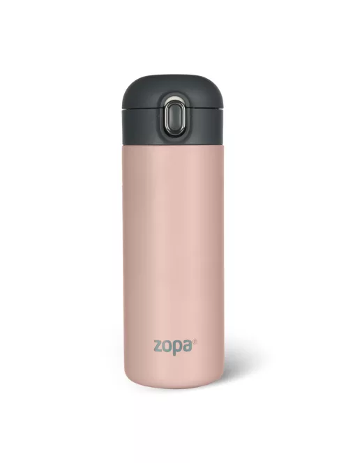 Zopa 400 ml-es termosz szívószállal - Candy pink