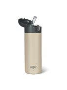 Zopa 400 ml-es termosz szívószállal - Cookie beige