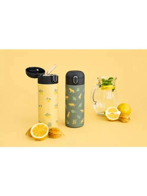 Zopa 400 ml-es termosz szívószállal Limoncello