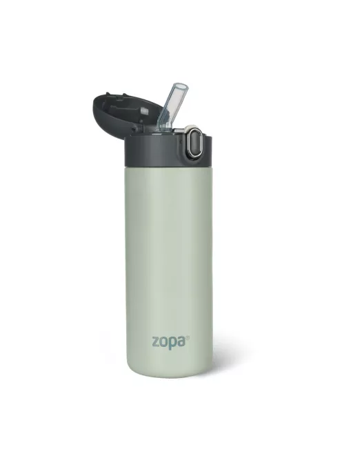 Zopa 400 ml-es termosz szívószállal - Pistacio green