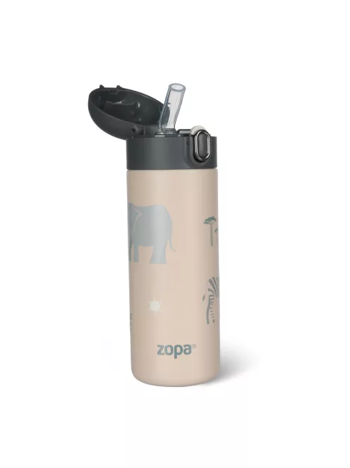 Zopa 400 ml-es termosz szívószállal - Safari