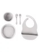 Zopa Szilikon étkezési szett - Dove Grey