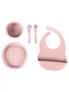 Zopa Szilikon étkezési szett - Old Pink