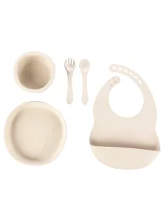 Zopa Szilikon étkezési szett - Sand Beige