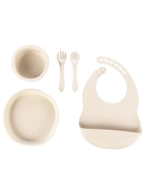 Zopa Szilikon étkezési szett - Sand Beige