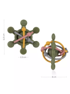 Zopa Szilikon csörgő - Multicolor