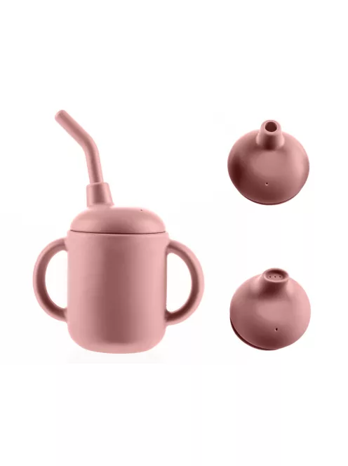 Zopa Szilikon bögre 2 az 1-ben - Old Pink