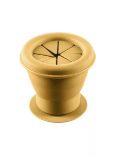   Zopa Szilikon összehajtható snackdoboz tapadókoronggal - Mustard Yellow