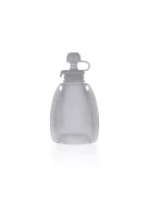 Zopa Szilikon újratölthető bébiétel tasak - Transparent Grey
