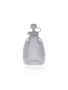   Zopa Szilikon újratölthető bébiétel tasak - Transparent Grey