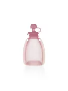 Zopa Szilikon újratölthető bébiétel tasak - Transparent Pink