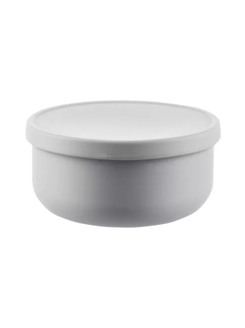 Zopa Szilikon tál fedővel - Dove Grey