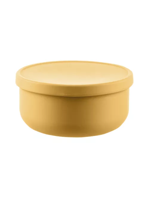 Zopa Szilikon tál fedővel - Mustard Yellow