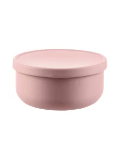 Zopa Szilikon tál fedővel - Old Pink