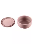 Zopa Szilikon tál fedővel - Old Pink